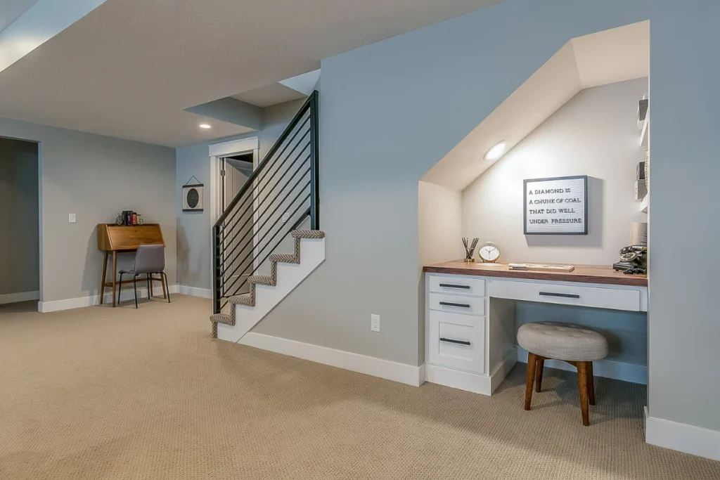 basement small office design