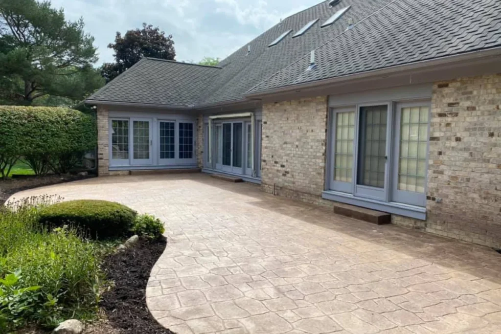 concrete patio design